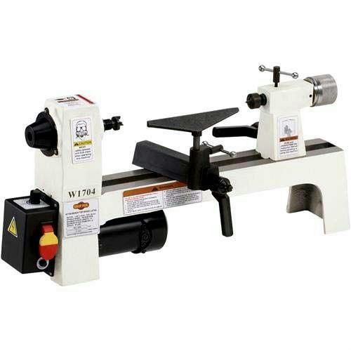 Shop Fox Benchtop Wood Lathe 8&#034; x 13&#034; 1/3 HP EVS Variable Speed 700-3200 RPM New
