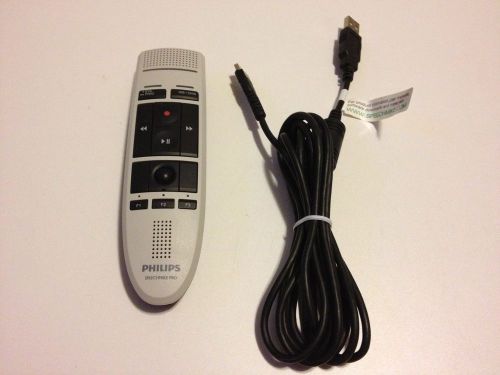 PHILIPS SpeechMike III Pro USB LFH3200/00 Dictation Microphone TESTED