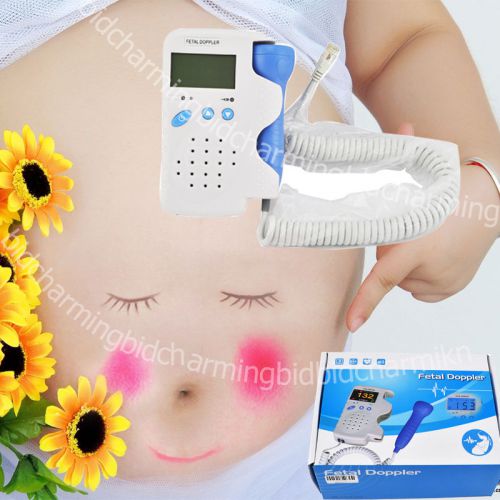 CE FDA Fetal Doppler 3MHz LCD Display listen baby&#039;s heart beat