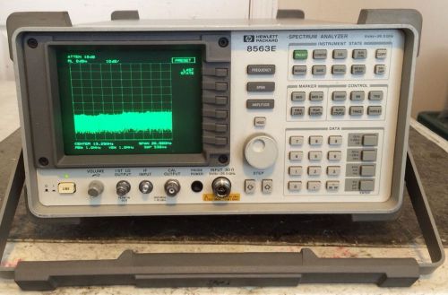 HP 8563E Spectrum Analyzer 9 kHz-26.5 GHz &amp; Phase Noise Utility