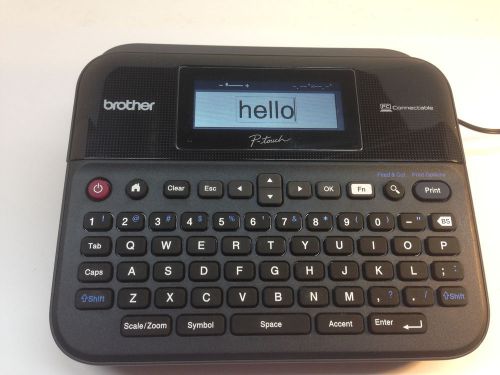 Brother PT-D600 PC-Connectable P-touch Label Maker with Color Display PT-D600