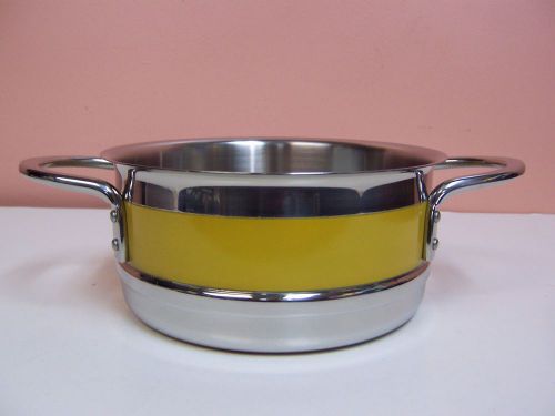 BON CHEF 1.7 QT. CLASSIC COUNTRY SINGLE WALL STAINLESS YELLOW POT 62299NC