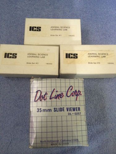 Animal Science 35mm Slides With Viewer &#034;119 Slides&#034;