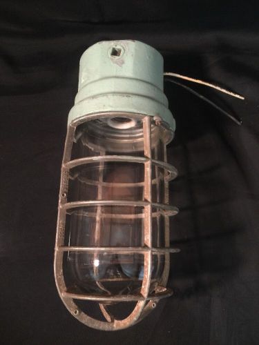 Vintage Crouse Hinds Explosion Proof Industrial Light Fixture - V912