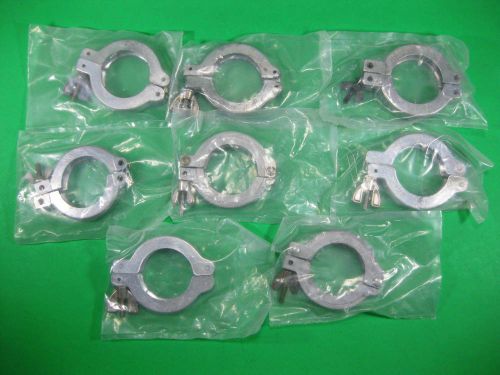 Aluminum Hinge Clamp Vacuum (8x) KF-40 or NW40 and (4x) KF-25 or NW25 -- New --