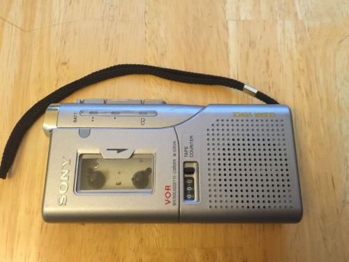 Sony M-635VK Microcassette Recorder VOR Clear Voice Handheld Portable