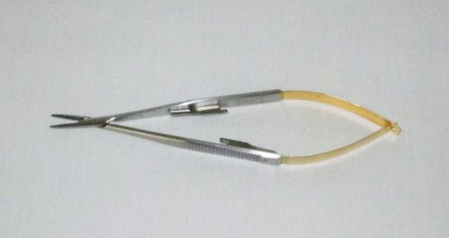 Storz Castroviejo, 10mm Tungsten Carbide Insert, Straight, Locking Needle Holder