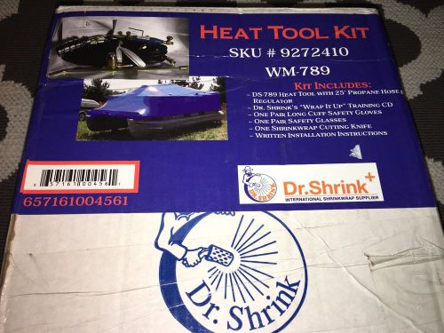 Dr. shrink wrap ds-789 propane torch applicator heat gun kit + $100 bonus new for sale