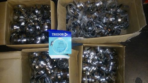 Hose clamps gear type #44  2 5/16&#034;-3 1/4&#034; range tridon mfg. 490 pieces