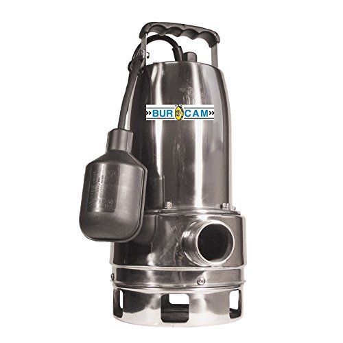 Burcam SUBM SUMP PUMP Stainless Steel 3/4 HP 115V With 20FT Cable 300527
