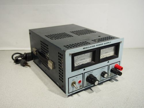 Pmc power/mate corp. bpa-6e regulated dc power supply 0-10v 15 amps as is for sale