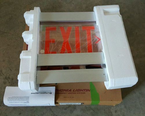 New lithonia lrp 1 rc 120/277 el n pnl led edge lit emergency exit panel assem. for sale