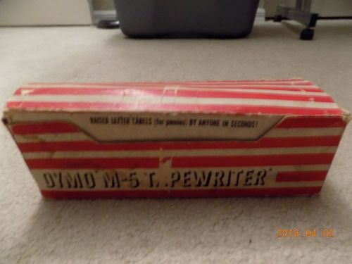 Vintage 1960, Dymo  M-5T, Tape Writer