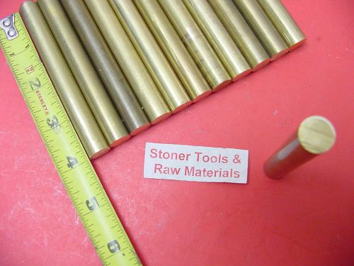 20 Pieces 1/2&#034; &amp; 20 Pieces 3/8&#034; C360 BRASS ROUND ROD 2.63&#034; long SolidBar Stock