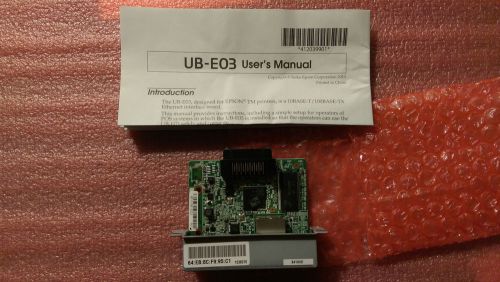New M252A Epson UB-E03 Ethernet Interface C32C824541 Epson