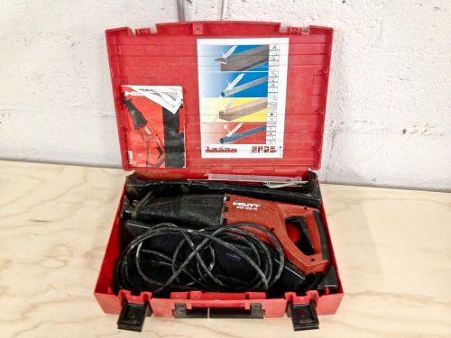 HILTI #WSR-1250-PE Orbital RECIPROCATING SAW WITH CARRYING CASE
