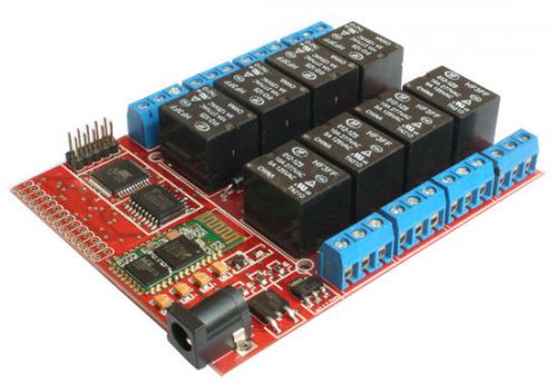 BLUETOOTH BOARD RELAY 8 ANDROID RELAYS INPUT OUTPUT PC