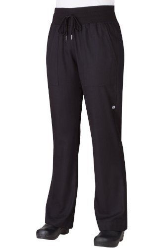 Chef works pw004 women&#039;s comfi pants, 3x-large, black for sale