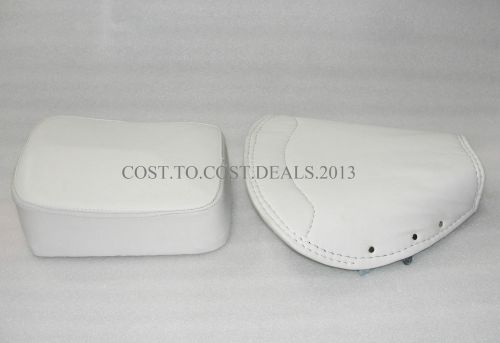 Vespa Front Seat Cover Rear Seat Complete White VBB/VBA/Super/Sprint/150/ PX