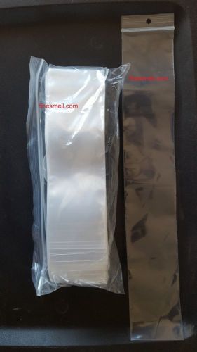 100PCS ZIP LOCK- CLEAR BAG 2&#034;X12&#034;-2MIL BEST FOR INCENSE, CIGAR, BEADS &amp; LOTS!!!!