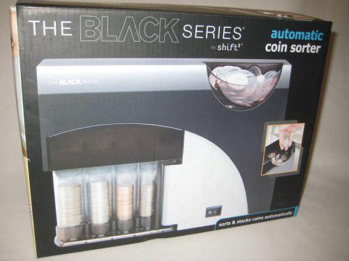 Automatic COIN SORTER The Black Series by Shift  4 Barrel NEW IN BOX