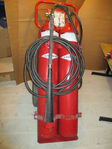 Amerex 334 100 pound wheeled carbon dioxide fire extinguisher #623 for sale