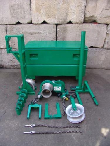 GREENLEE 640 4000 LBS CABLE TUGGER PULLER WORKS GREAT LATE MODEL VERY NICE #2