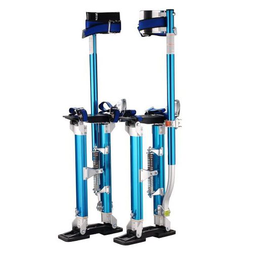 Painting Tool Adjustable Heel Plates Skywalker Drywall Stilts Aluminum Blue NEW!