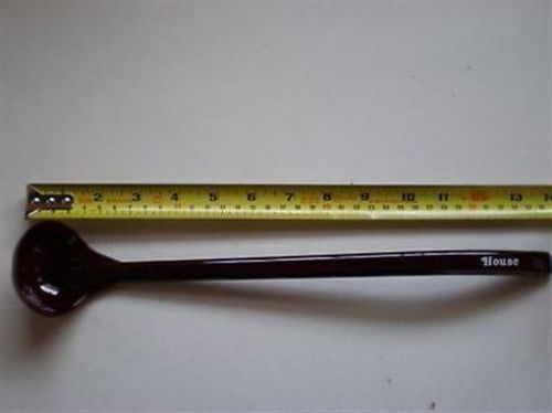 Lot of 12 carlisle ladle house dressing13-1/2&#034; brown salad bar spoon buffet for sale