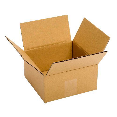 25 pack 6x6x4 cardboard corrugated box packing shipping mailing storage flat new for sale