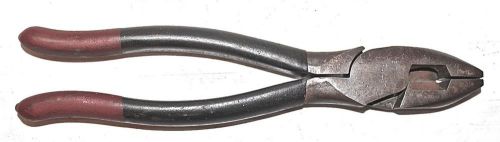 Lineman&#039;s heavy duty wire cutters w/ heavy duty rubber grips by m. kein &amp; sons for sale