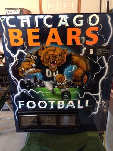 Chicago Bears NFL Football Vending Machine Coke Pepsi Beer Cooler Jersey Tickets