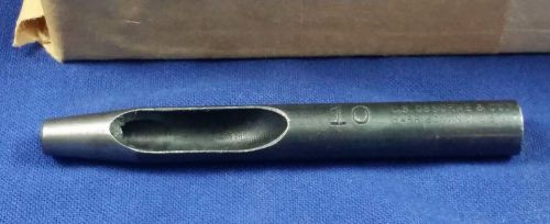 C. S. Osborne &amp; Co. Size 10 17/64&#034; Round Hole Belt Punch # 245-10 51482