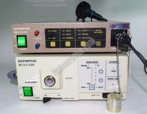 Olympus OTV-S2 Camera System with Camera Head and CLV-S20 Light Source