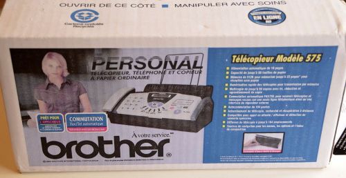 Brother FAX-575 Personal Fax Phone and Copier BRAND NEW