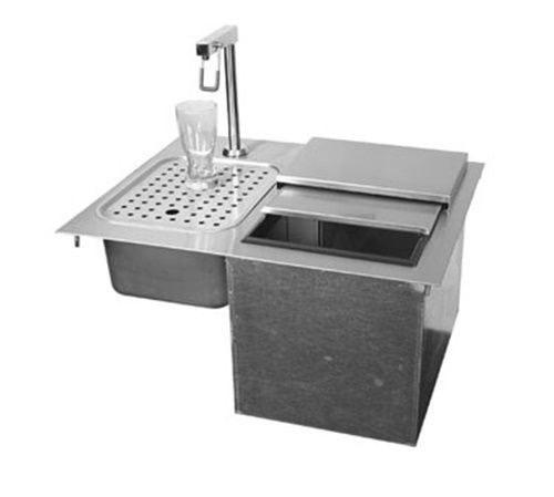 Glastender DI-IW24 Drop-In Ice and Water Unit with Glass filler faucet (low...