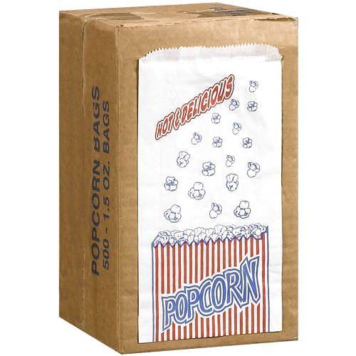 Popcorn 1 Great Northern 2 Ounce Duro Bag Bags Case 500 Company New Company1