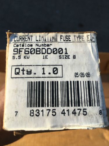GENERAL ELECTRIC FUSE CURRENT LIMITING - NEW