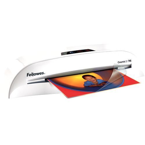 NEW Fellowes Cosmic 2 95 Laminator With Pouch Starter Kit