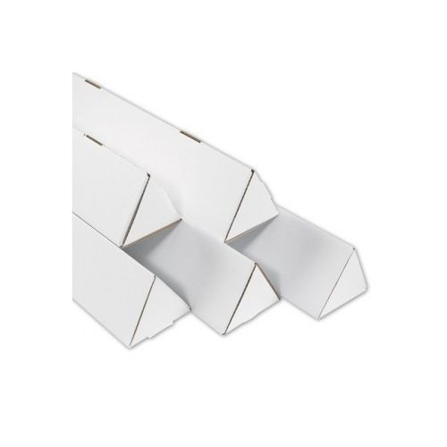 &#034;triangle mailing tubes, 3&#034;&#034; x 30 1/4&#034;&#034;, white, 50/bundle&#034; for sale
