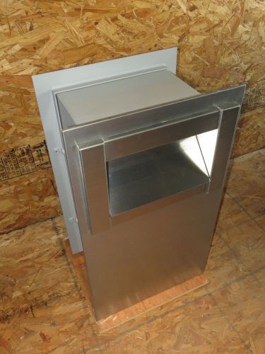 Envelope depository drop box through the wall stainless steel heavy grade for sale