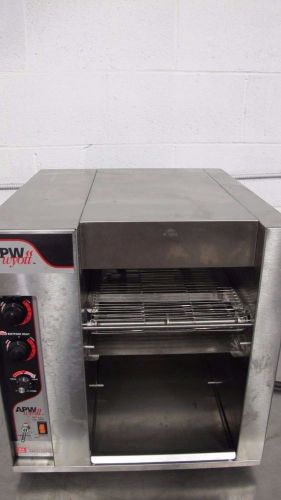 Apw wayott bt-15-3 bagel master conveyor toaster 3&#034; opening for sale