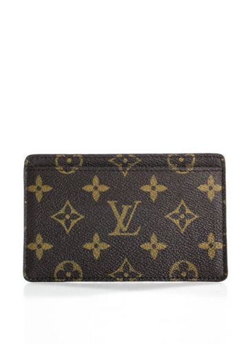 LOUIS VUITTON Brown Coated Canvas Monogram Taiga Leather Paper Note Pad