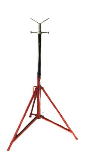B&amp;B Tools 72&#034; V Head Pipe Jack 6&#039; Tri Stand Folds for Carry 1,000 lbs Capacity