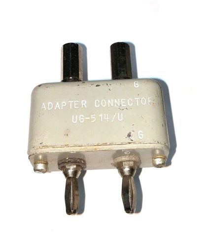 Adapter Connector UG-514/U Banana Jacks / Plugs with BNC-F Tap HAM Test