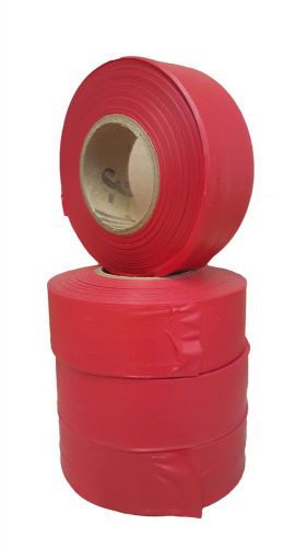 Presco texas red flagging tape ribbon for survey construction (12rolls) for sale