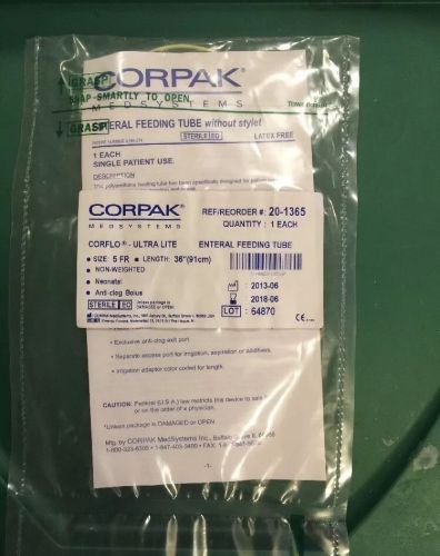 2 Brand New In Package Corpak NG Feeding Tube