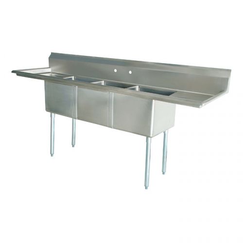 Industrial 3 compartment sink, Will deliver locally up to 50 miles