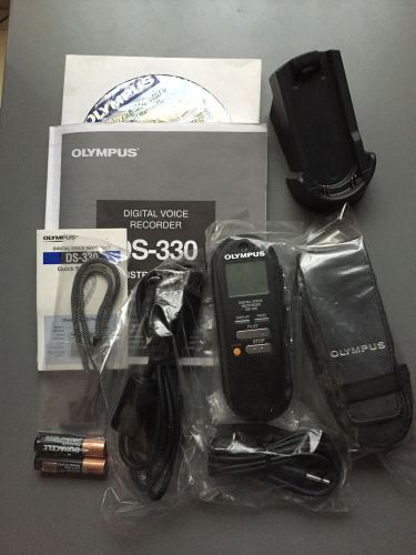 Olympus DS-330 Digital Voice Recorder and All Accessories, perfect condition