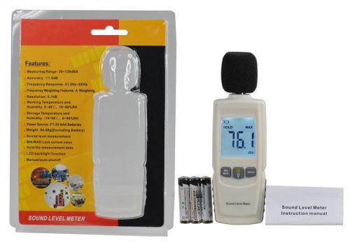 Gm1352 digital lcd sound level meter noise tester noise measuring instrument new for sale